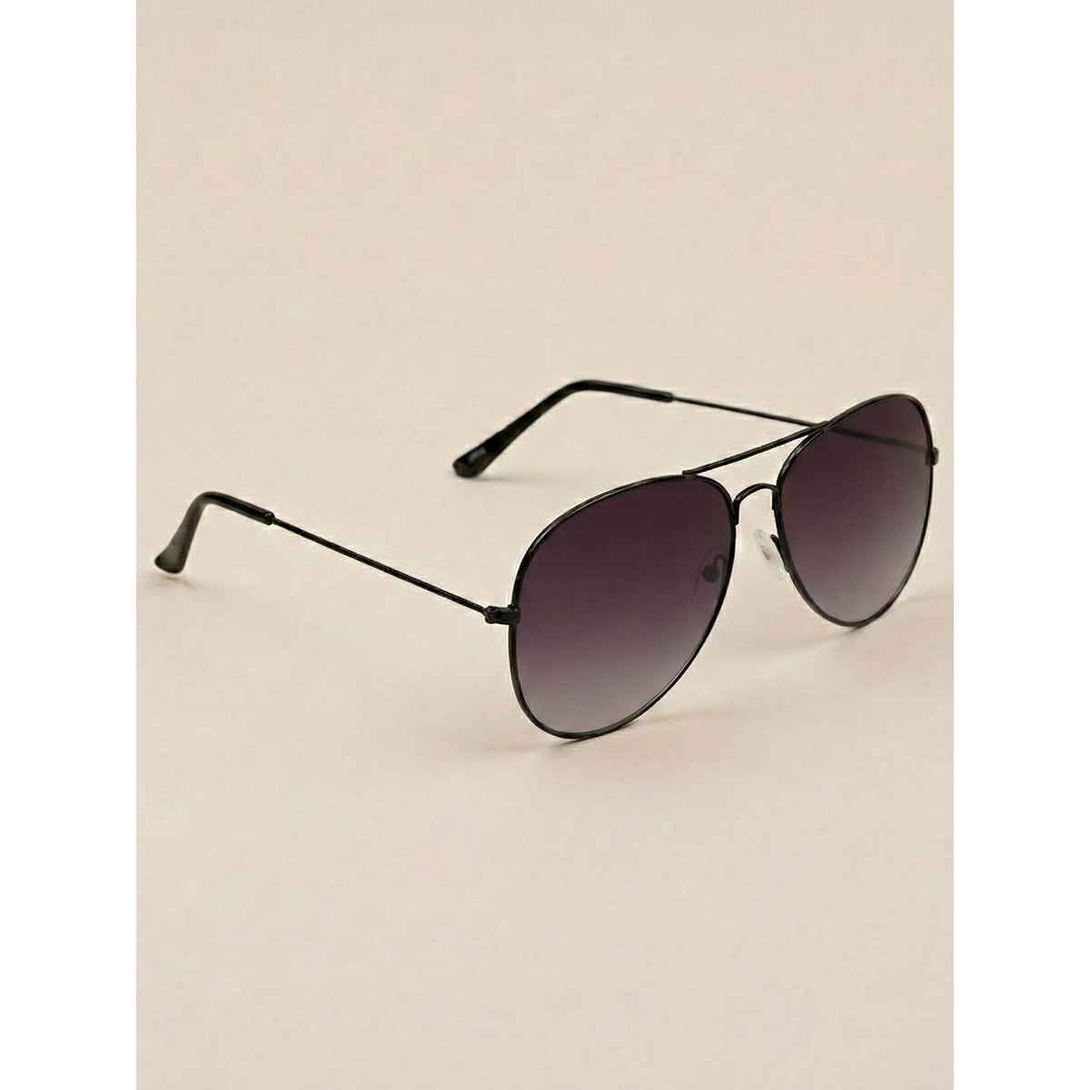 NuVew Unisex Aviator Sunglasses | Grey | Large