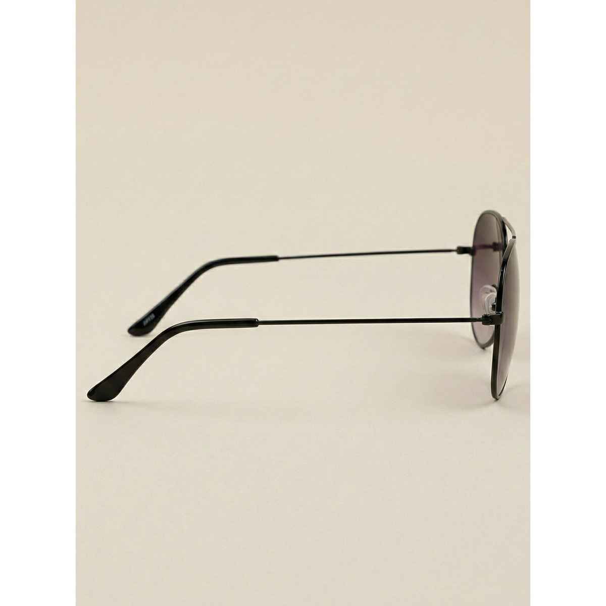 NuVew Unisex Aviator Sunglasses | Grey | Large