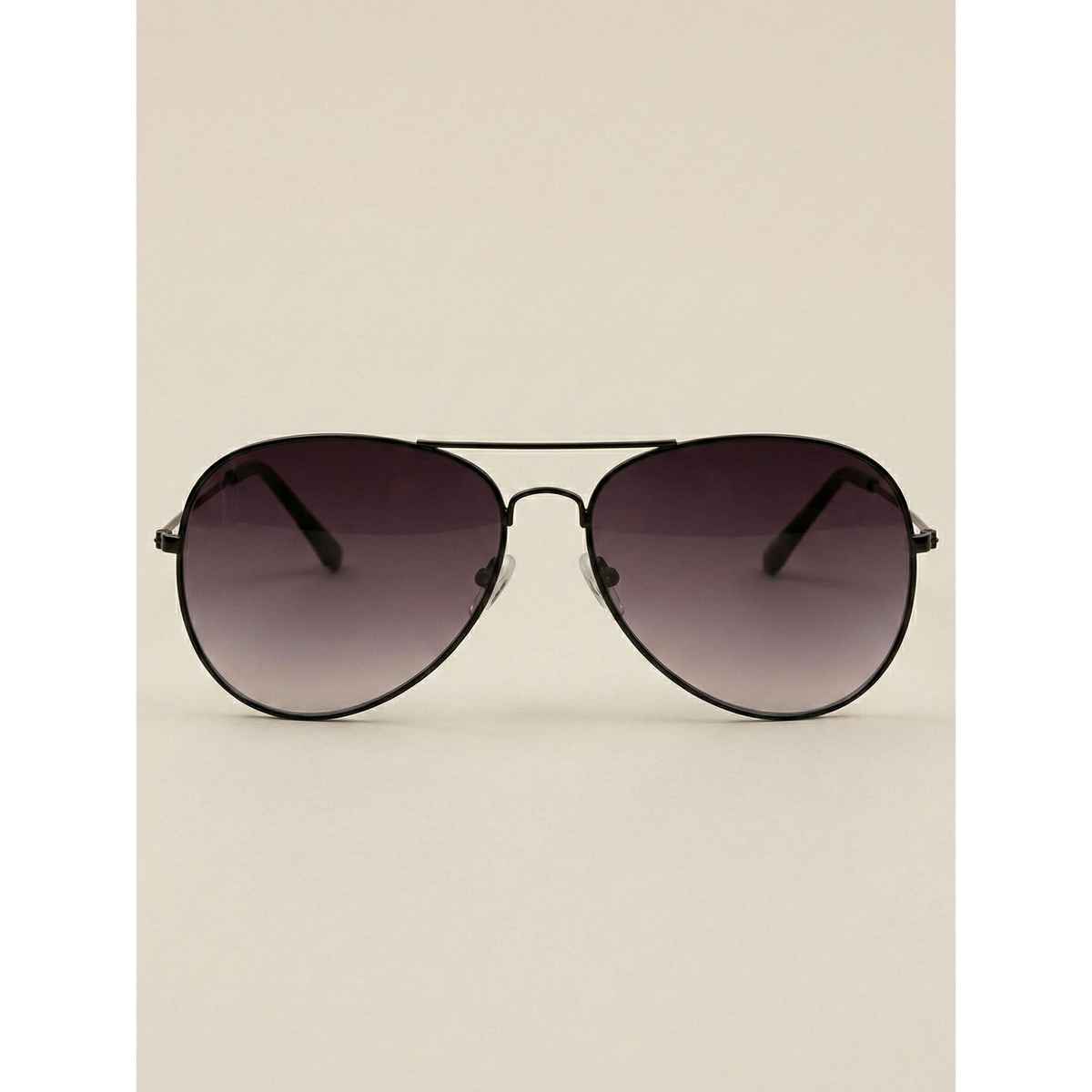 NuVew Unisex Aviator Sunglasses | Grey | Large