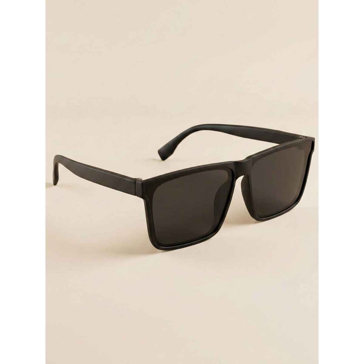 NuVew Unisex Wayfarer Sunglasses | Black | Medium