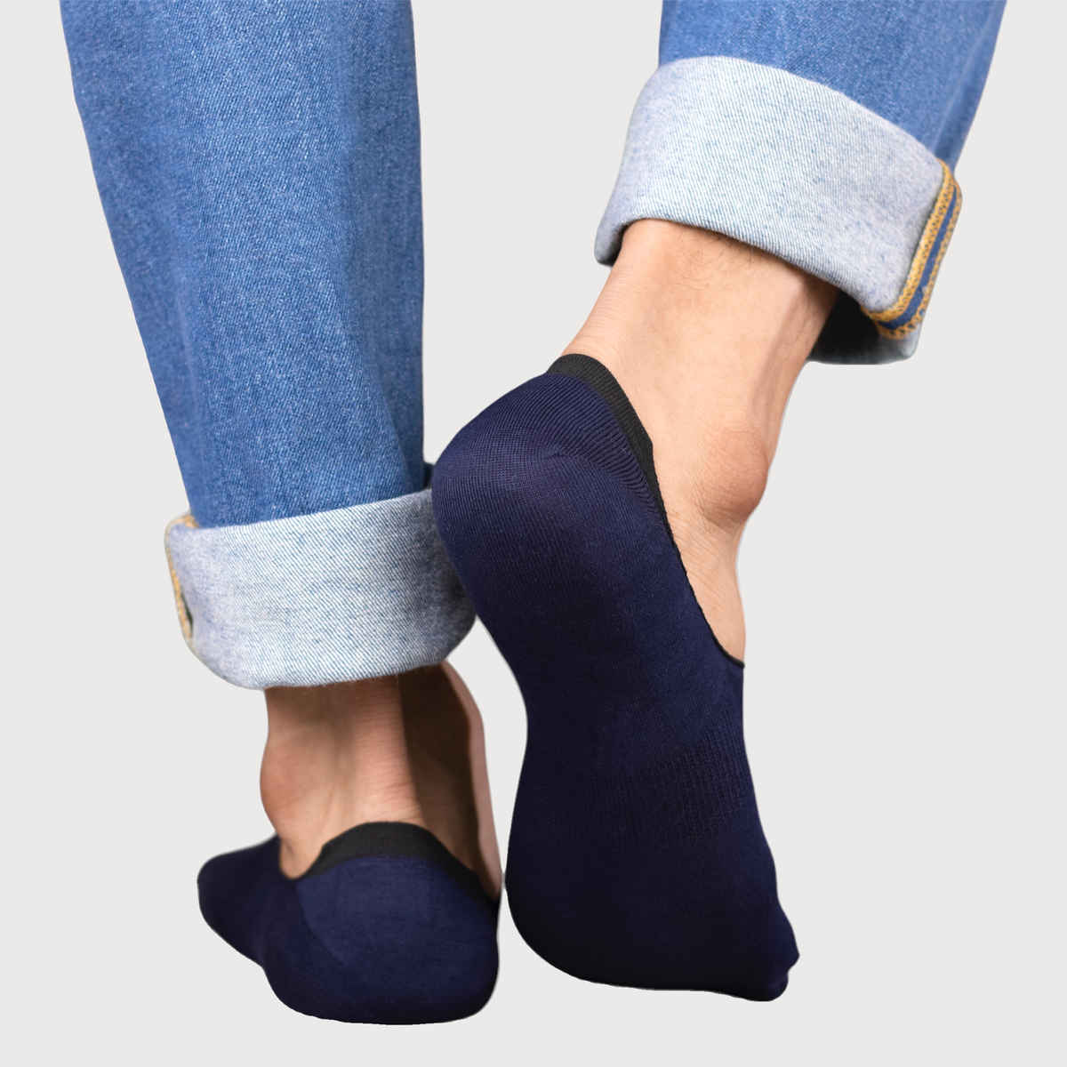 Socksoho Unisex 95% Compact Combed Cotton and 5% Spandex No Show Socks | Purple - UK 7 - 12