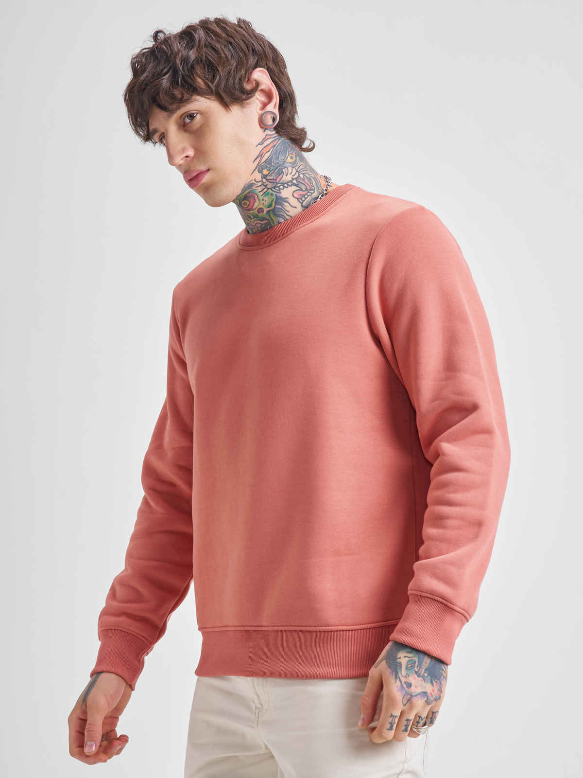 Highlander Men's Sweatshirt | Peach - S