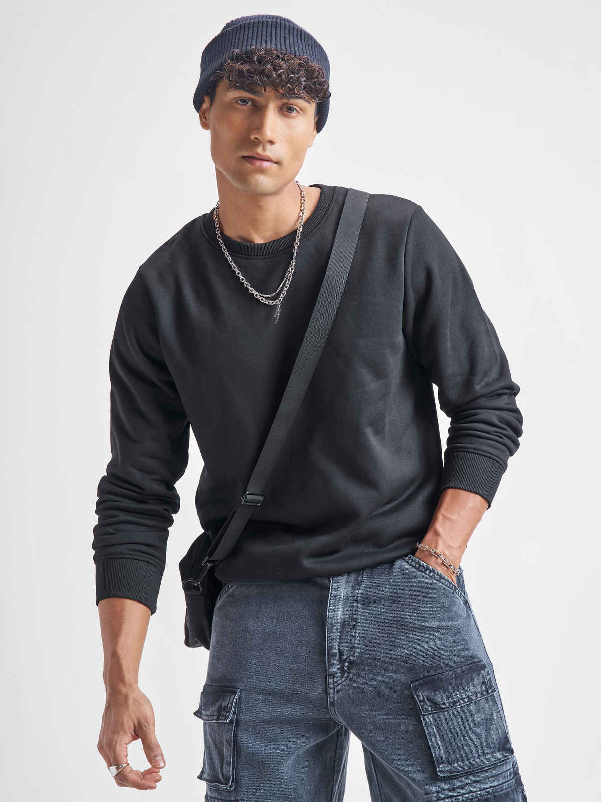 Highlander Men's Sweatshirt | Black - M