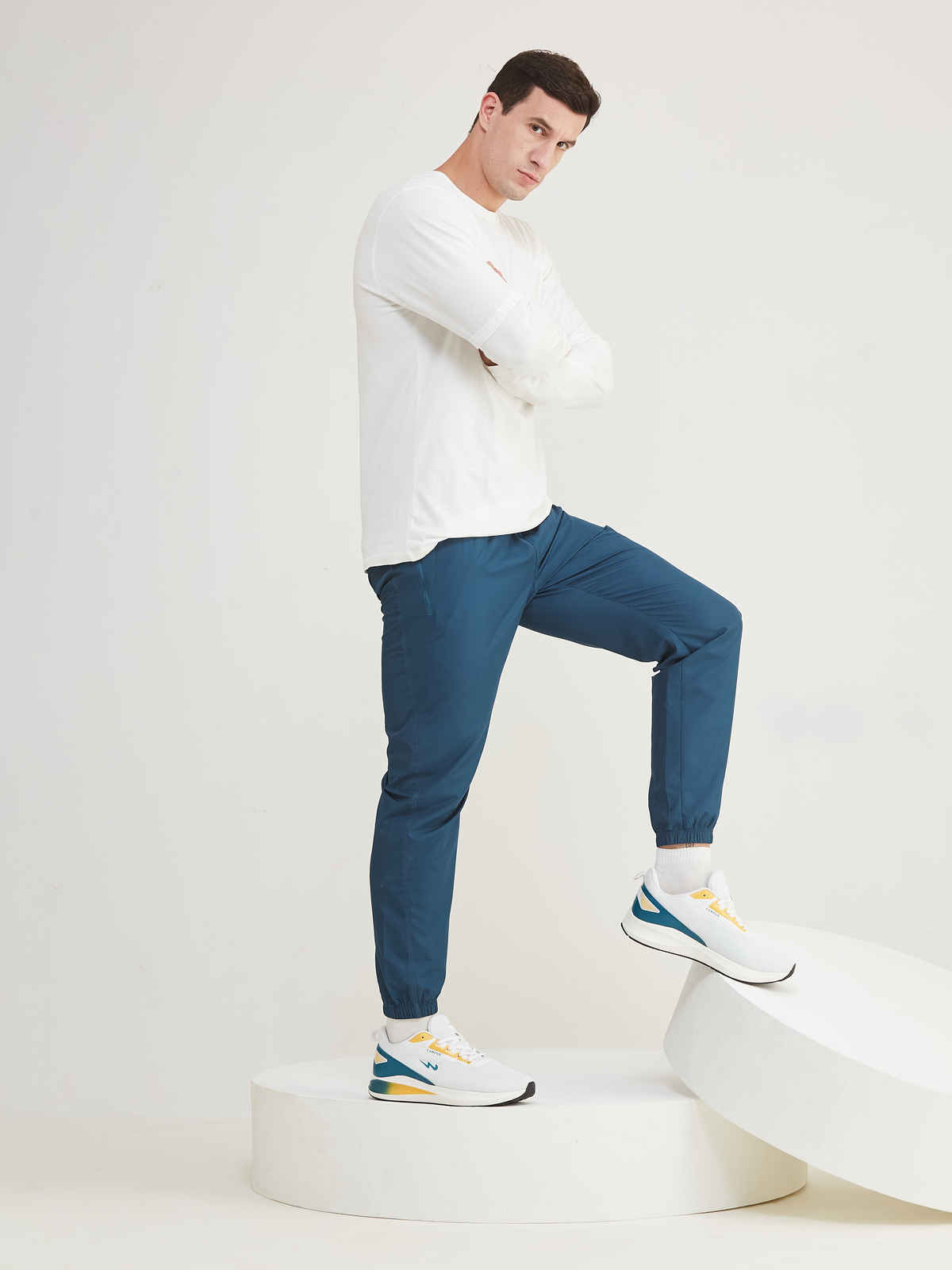 Campus Men's Camp Kripto Running Shoes | White | UK9