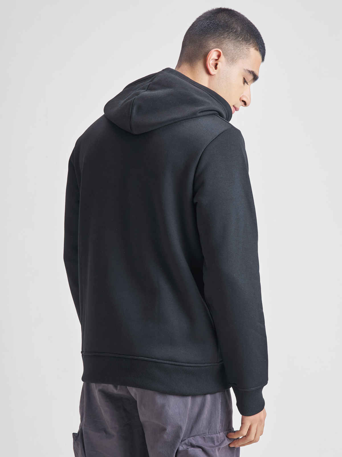 Highlander Men's Printed Hooded Sweatshirt | Black - M