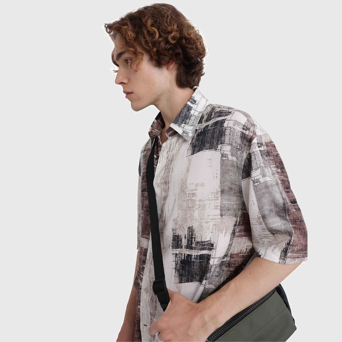 Rare Rabbit Men's Azah Dusky | Shirt | Beige - S