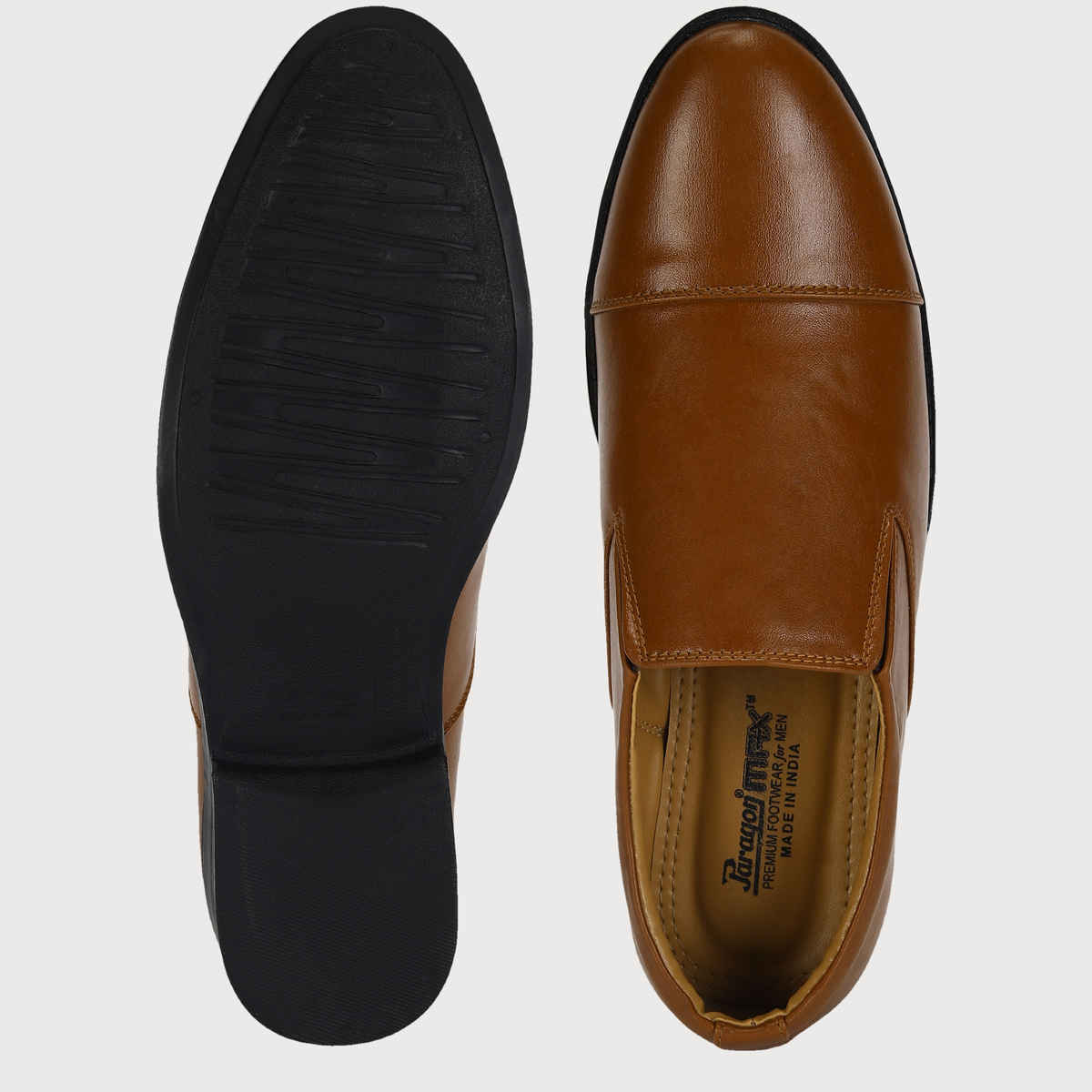 Paragon Men's Tan Pvc Formal Shoes K11241G UK 9