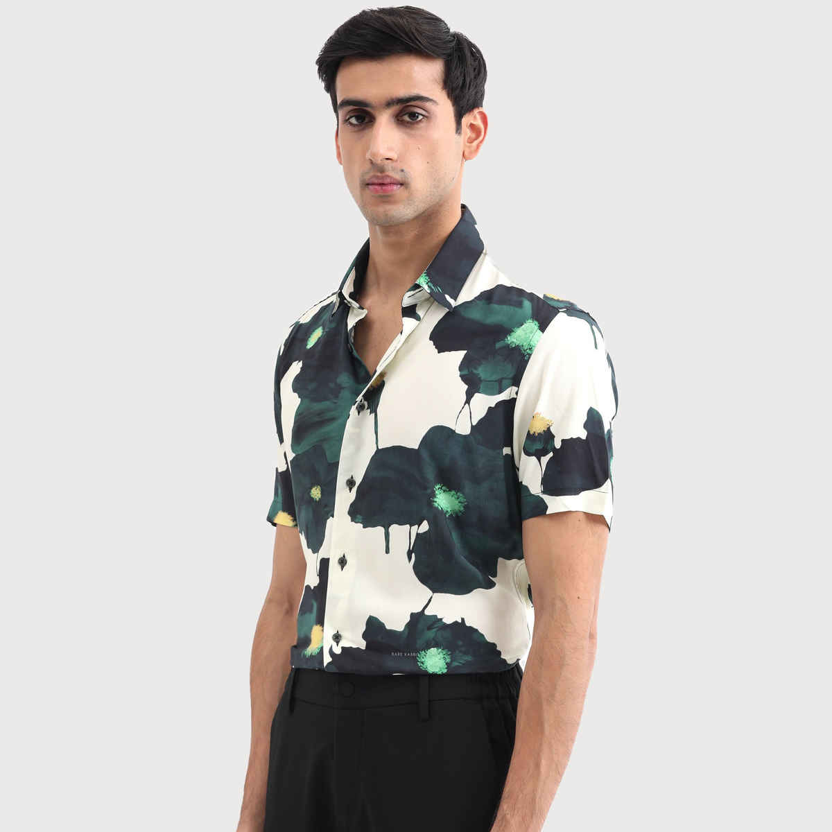 Rare Rabbit Men's Jersey Primary | Shirt | Green - M