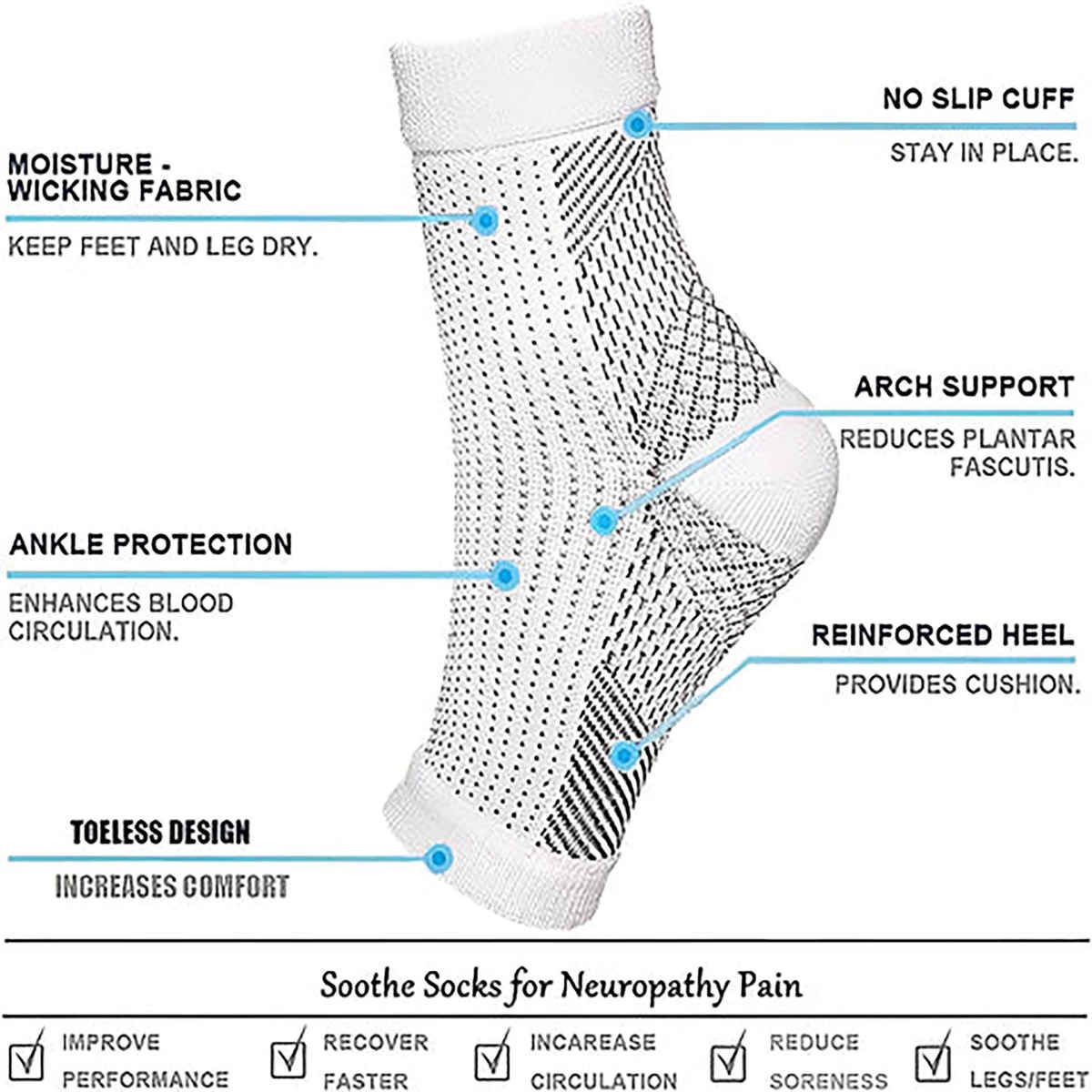 Beyond Unisex Solid Combed Cotton Socks | Black - Free Size