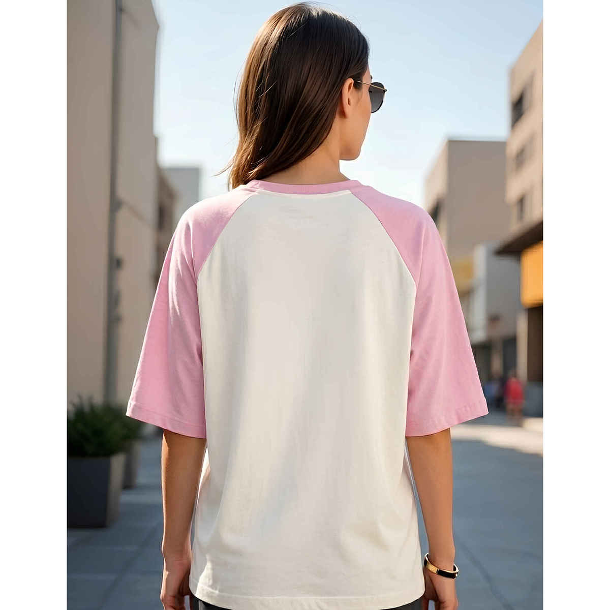 Smartees Women's Raglan Sleeve Tshirt | Beige - XL