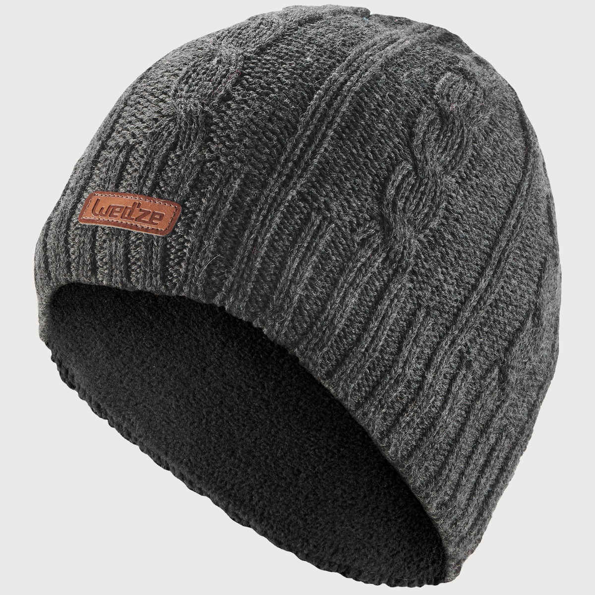 Decathlon | Wedze Unisex Solid Wool Beanie - Grey