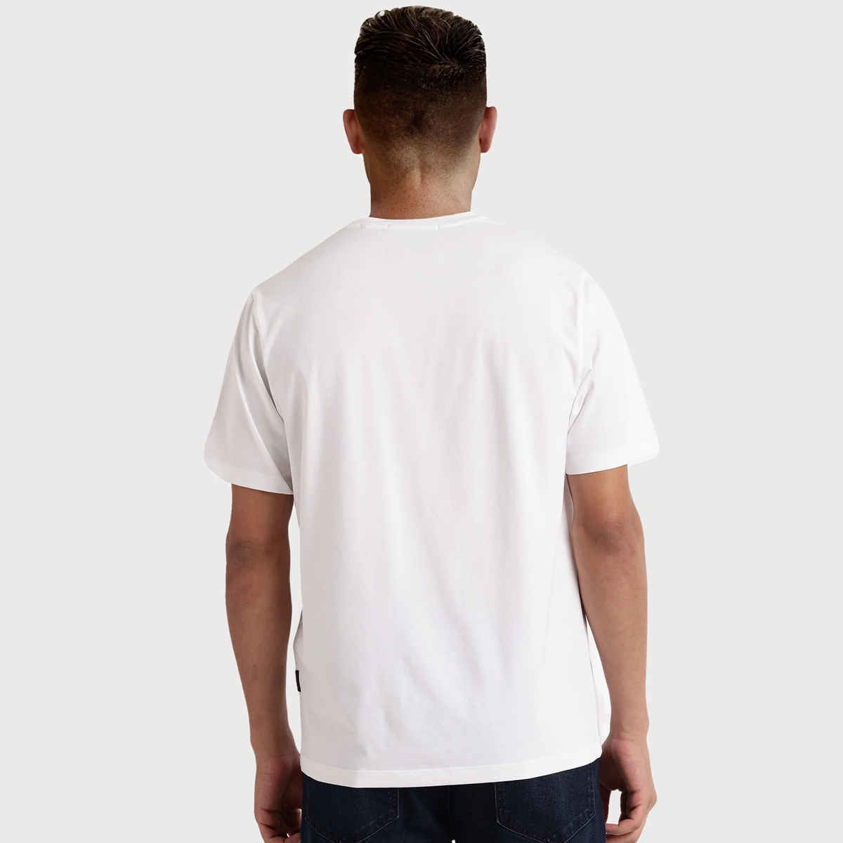 Rare Rabbit Men's Caf Primary T-shirt | White - M