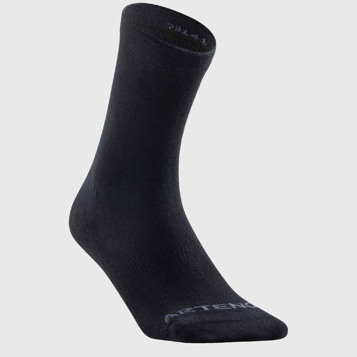 Decathlon | Artengo Women's Calf Length Socks | Black - UK 8.5 - 11