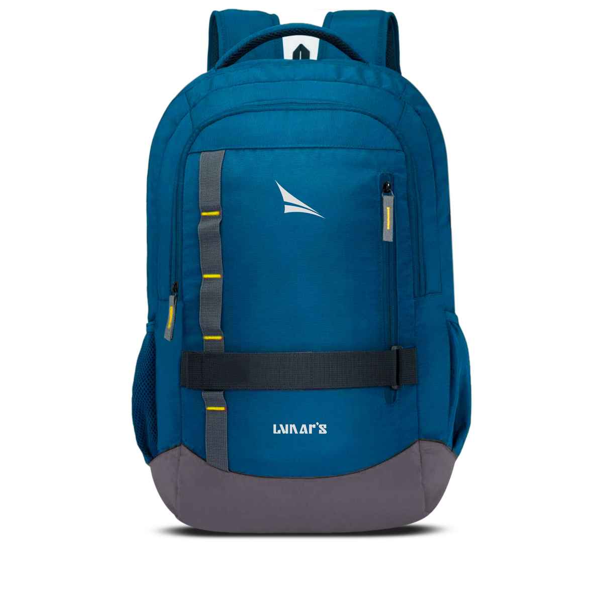 Lunar's Unisex Modern Polyester 48L Padded Shoulder Strap Laptop Backpack | Aqua Blue - 15.6 Inches