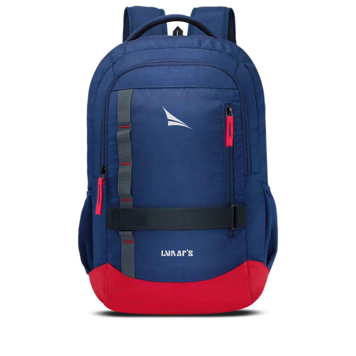 Lunar's Unisex Solid Polyester 48 L Padded Shoulder Strap Laptop Backpack | Dark Blue - 15.6 Inches