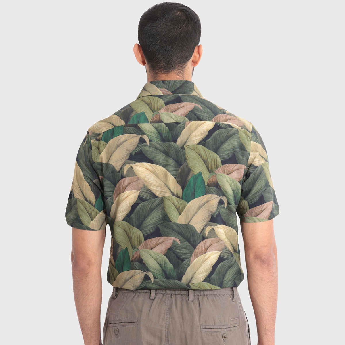 RARE RABBIT Men's Growr Primary Shirt | Green - L