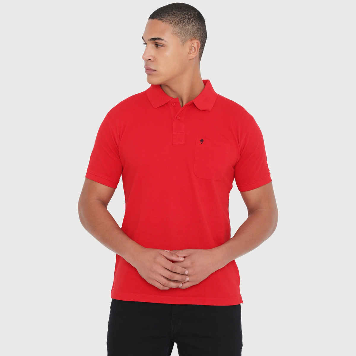 Vip Mens Polo T-Shirt Red 002 | L