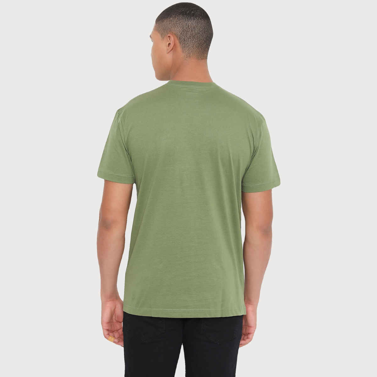 Rivolta Men's Round Neck T-Shirt | Green 003 | XL