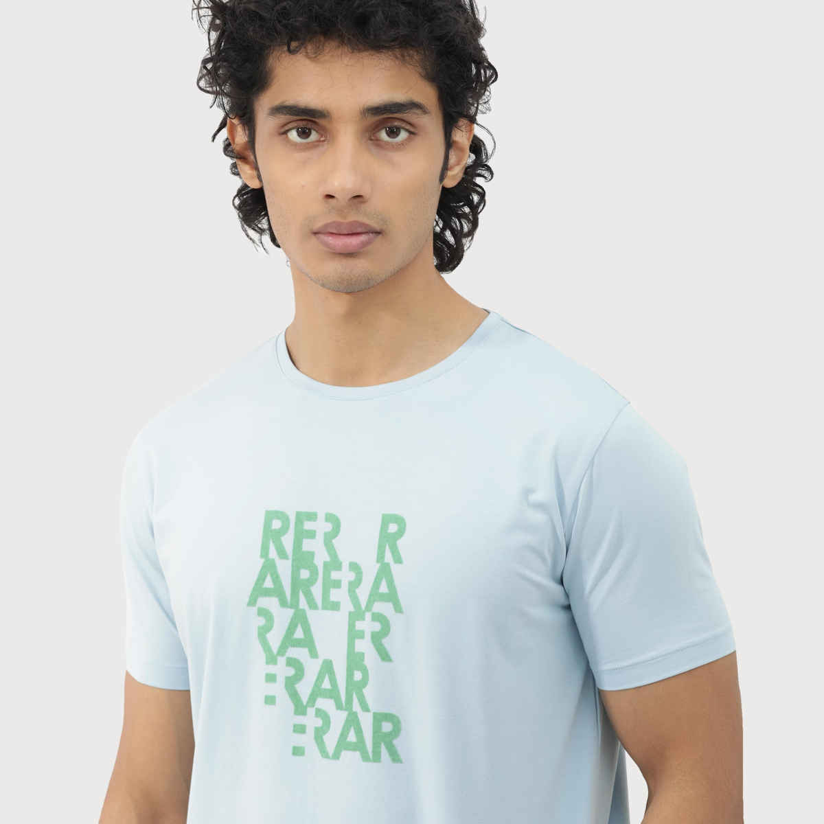 Rare Rabbit Men's Akro Light T-shirt | Blue - S