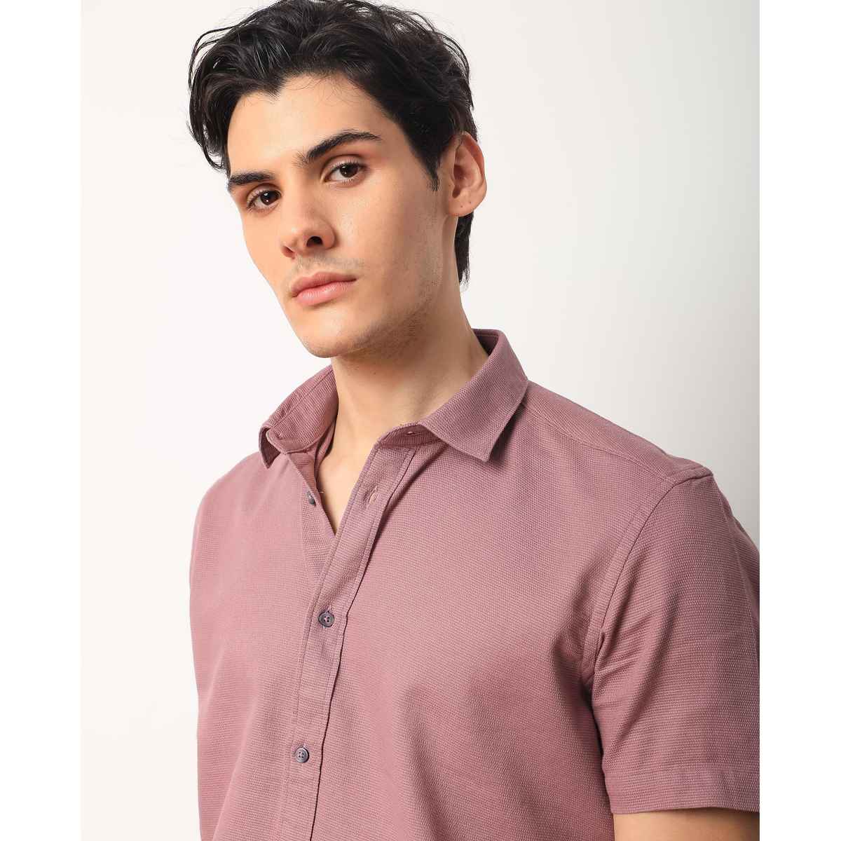 Rare Rabbit Men's Rissa Dusky Shirt | Pink - S