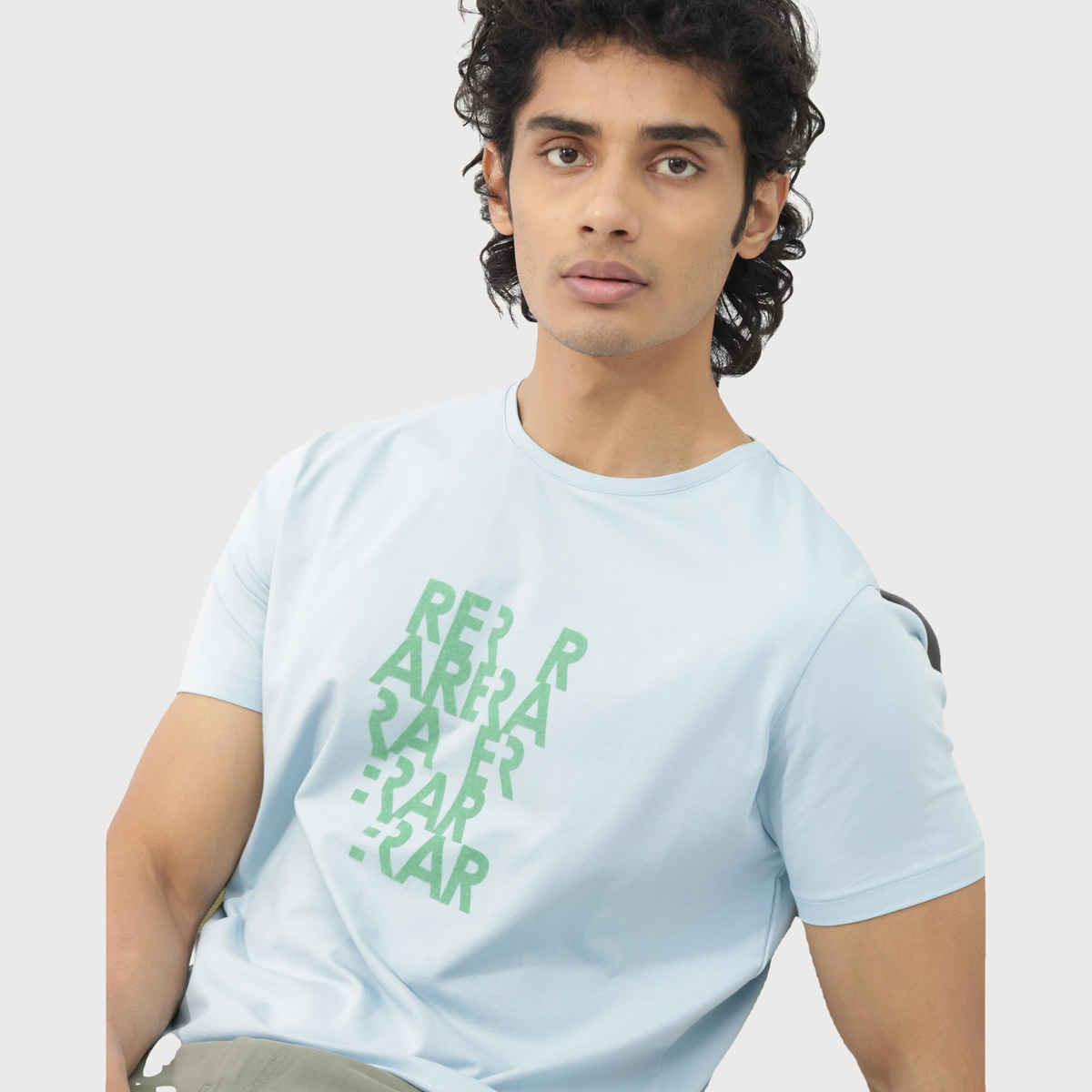 Rare Rabbit Men's Akro Light T-shirt | Blue - S