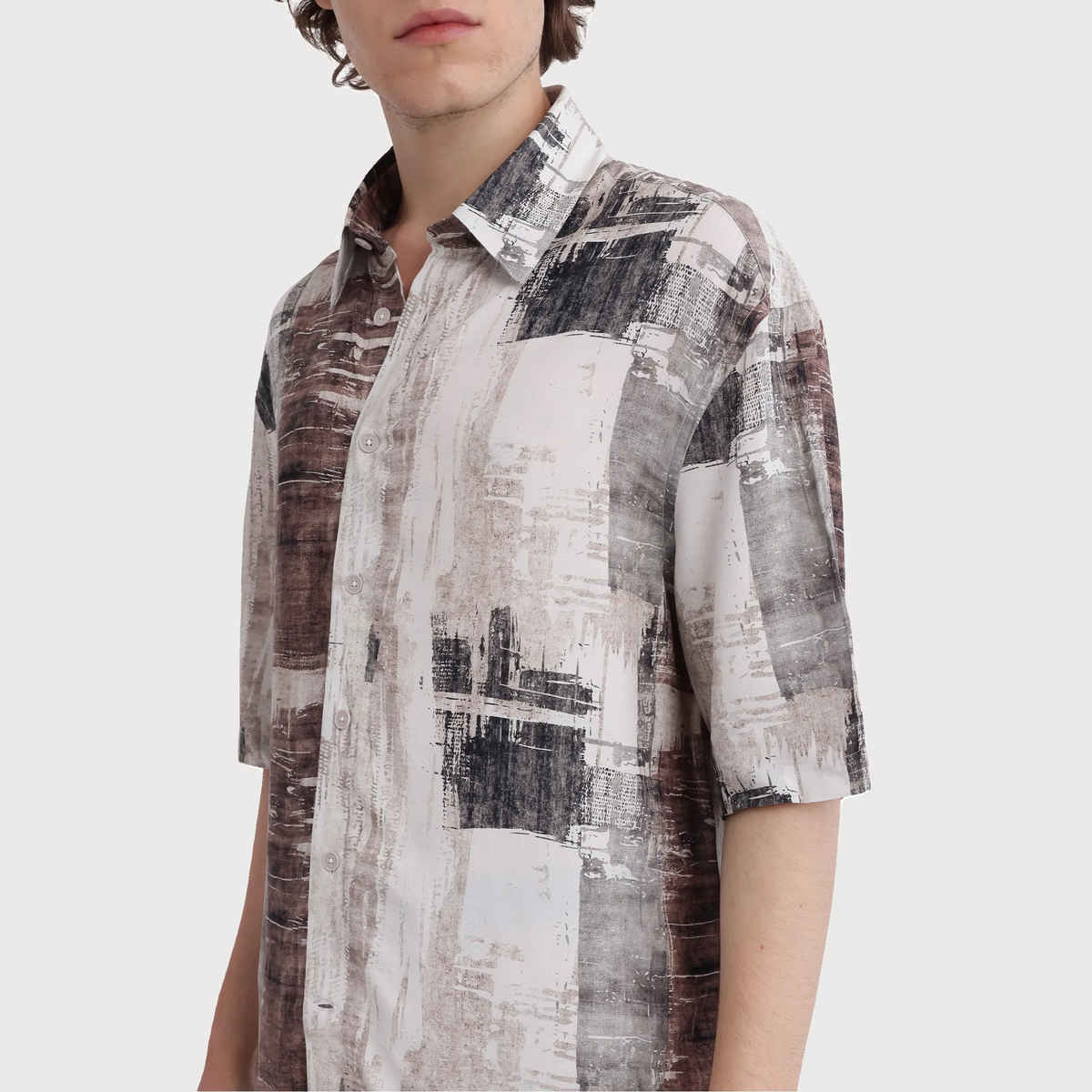 Rare Rabbit Men's Azah Dusky | Shirt | Beige - S