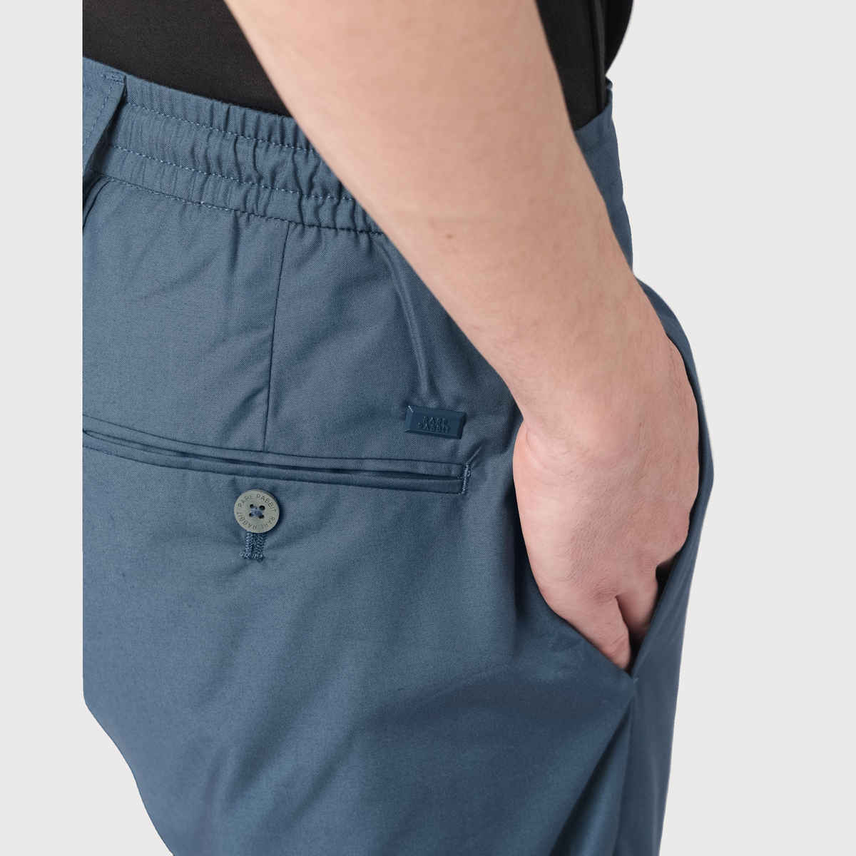 Rare Rabbit Men's Aux Primary Trouser | Petrol - 32