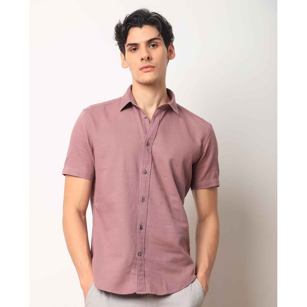 Rare Rabbit Men's Rissa Dusky Shirt | Pink - S