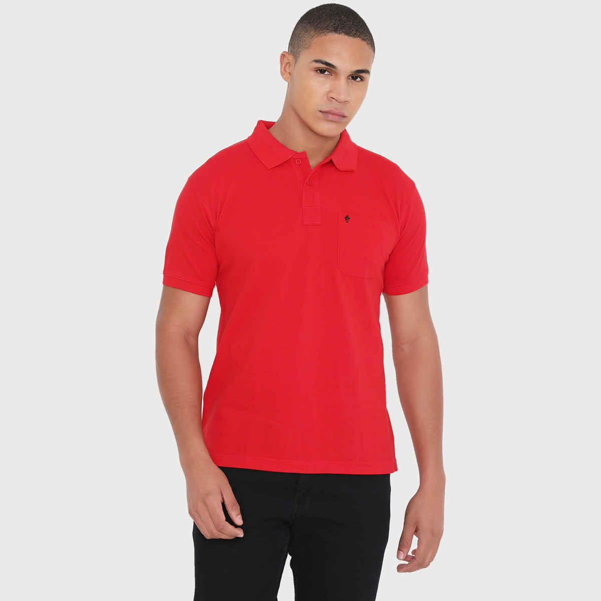 Vip Mens Polo T-Shirt Red 002 | L