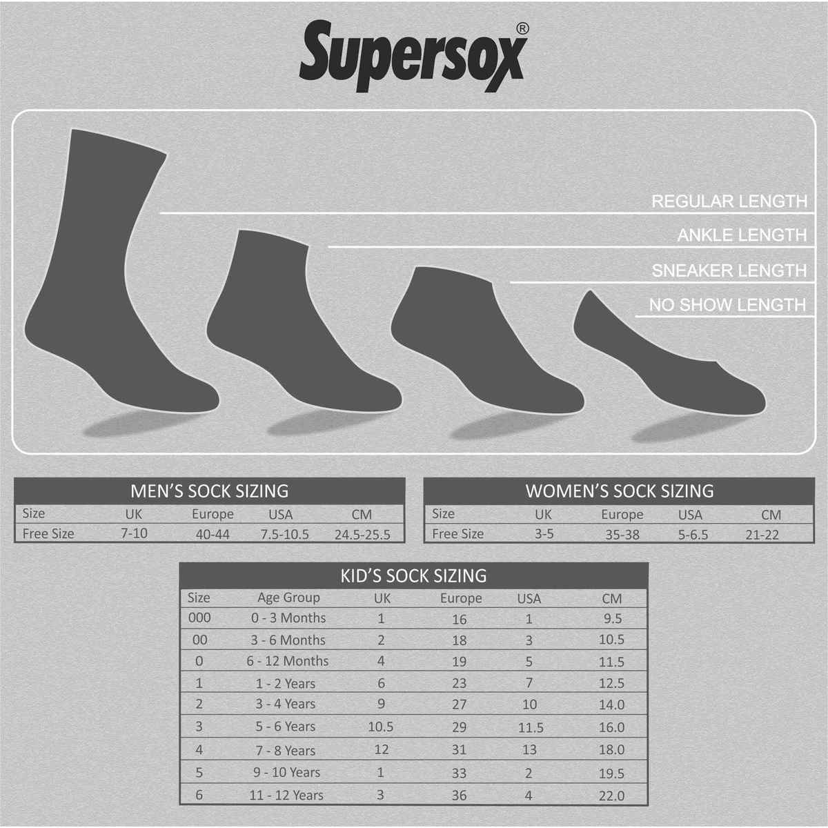 Supersox Men's Striped Cotton Ankle Socks | Assorted - Free Size