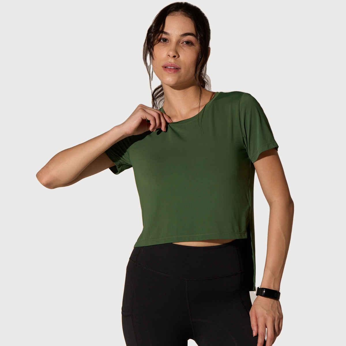 Cava Women's Top Lay-Low | Olive - XL
