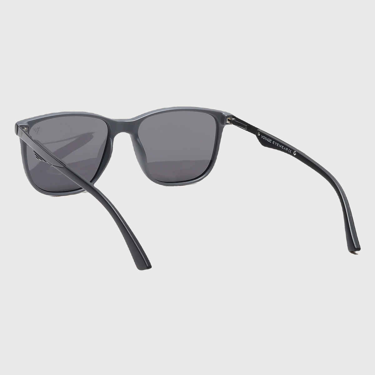 Voyage Unisex Plastic Wayfarer Sunglasses | Black - L