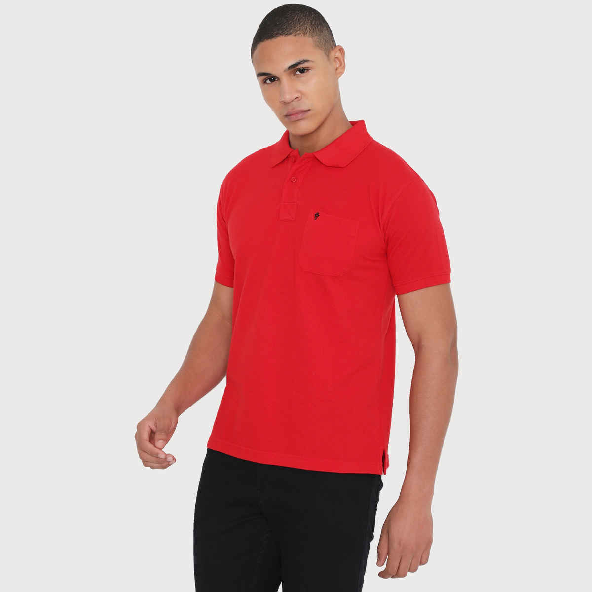 Vip Mens Polo T-Shirt Red 002 | L