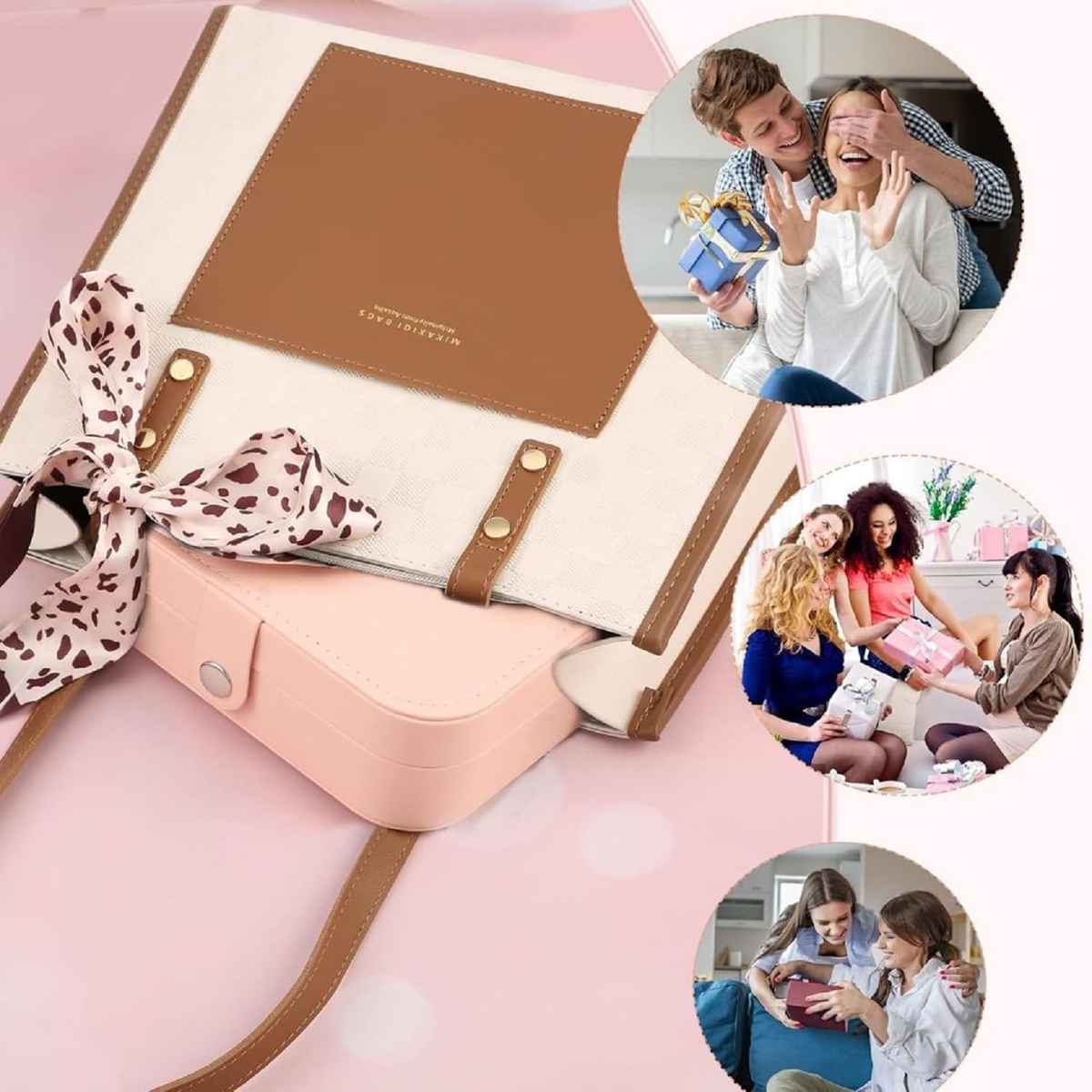 Just Lil Things Travel Jewellery Organizer Box - Compact And Elegant Storage Case | Jltjk0001