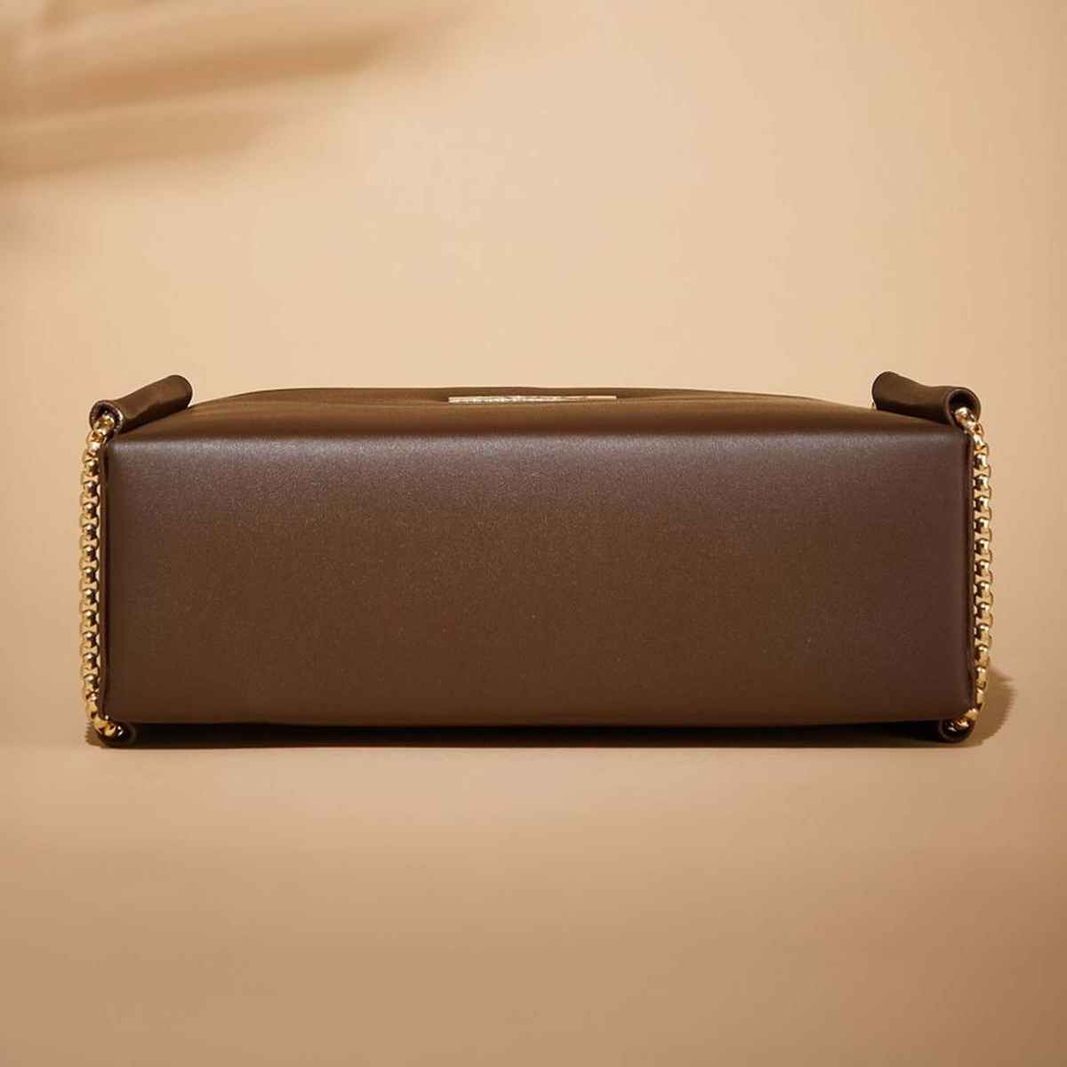 Fargo Women's Vegan Leather Bucket Sling Bag | Brown