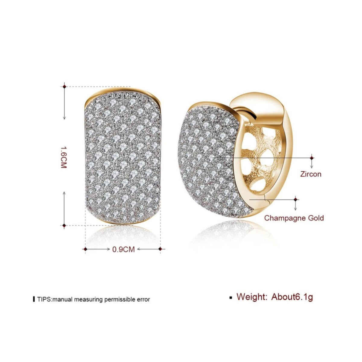 YouBella Jewellery Earrings for women Crystal Earrings for Girls and Women (YBEAR - 32497)