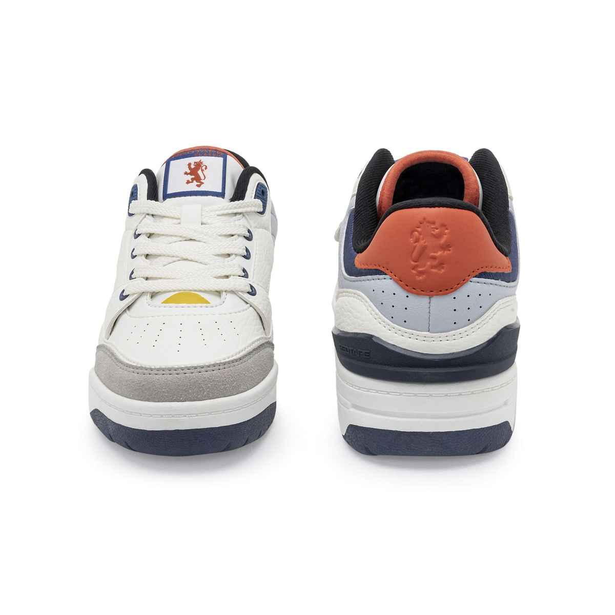 Red Tape Casual Lifestyle Shoes for Men | Cushioned Insole with Slip-Resistance | White-Navy - 7