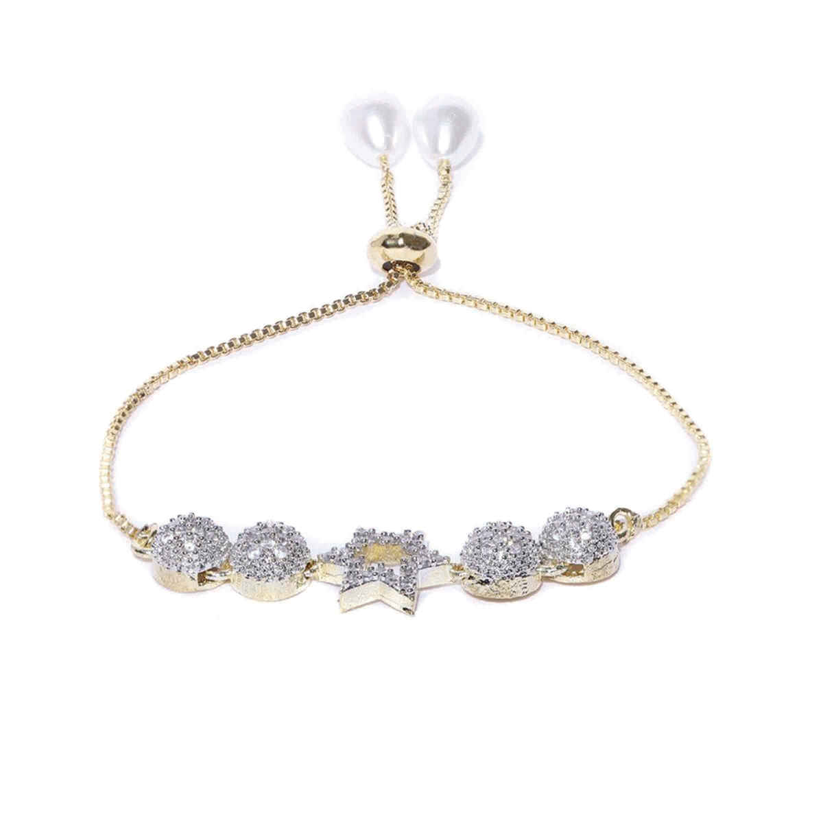 YouBella Jewellery Combo Of Pendant Necklace Earrings Rings And Bracelet for Women (Mix - Combo - 108A)