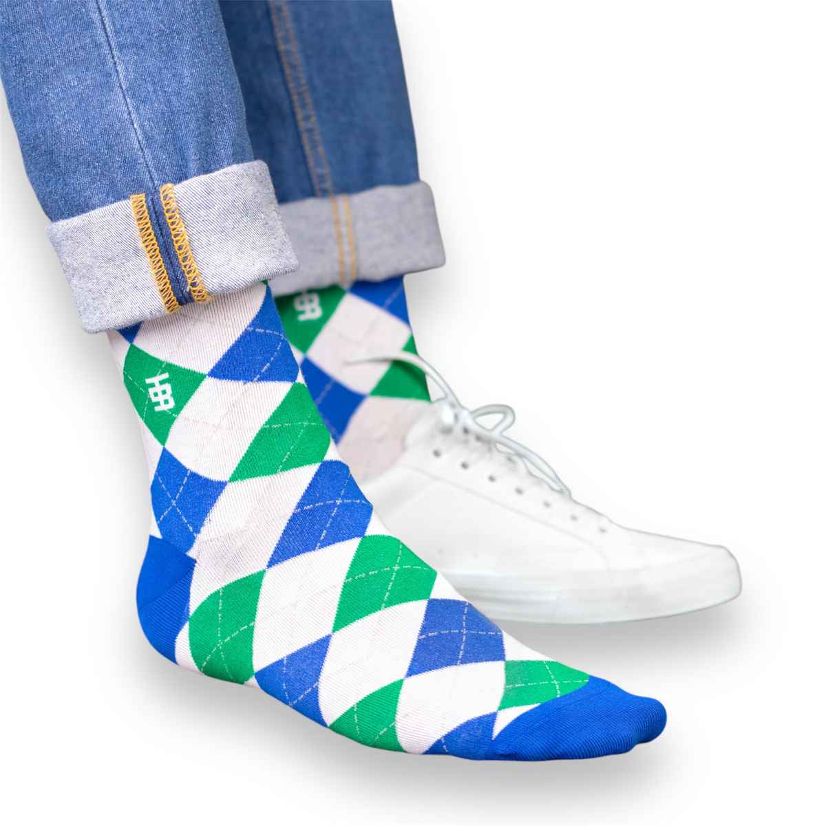 Socksoho Men's Patterned 95% Combed Cotton and 5% Spandex Socks | Assorted - Free Size
