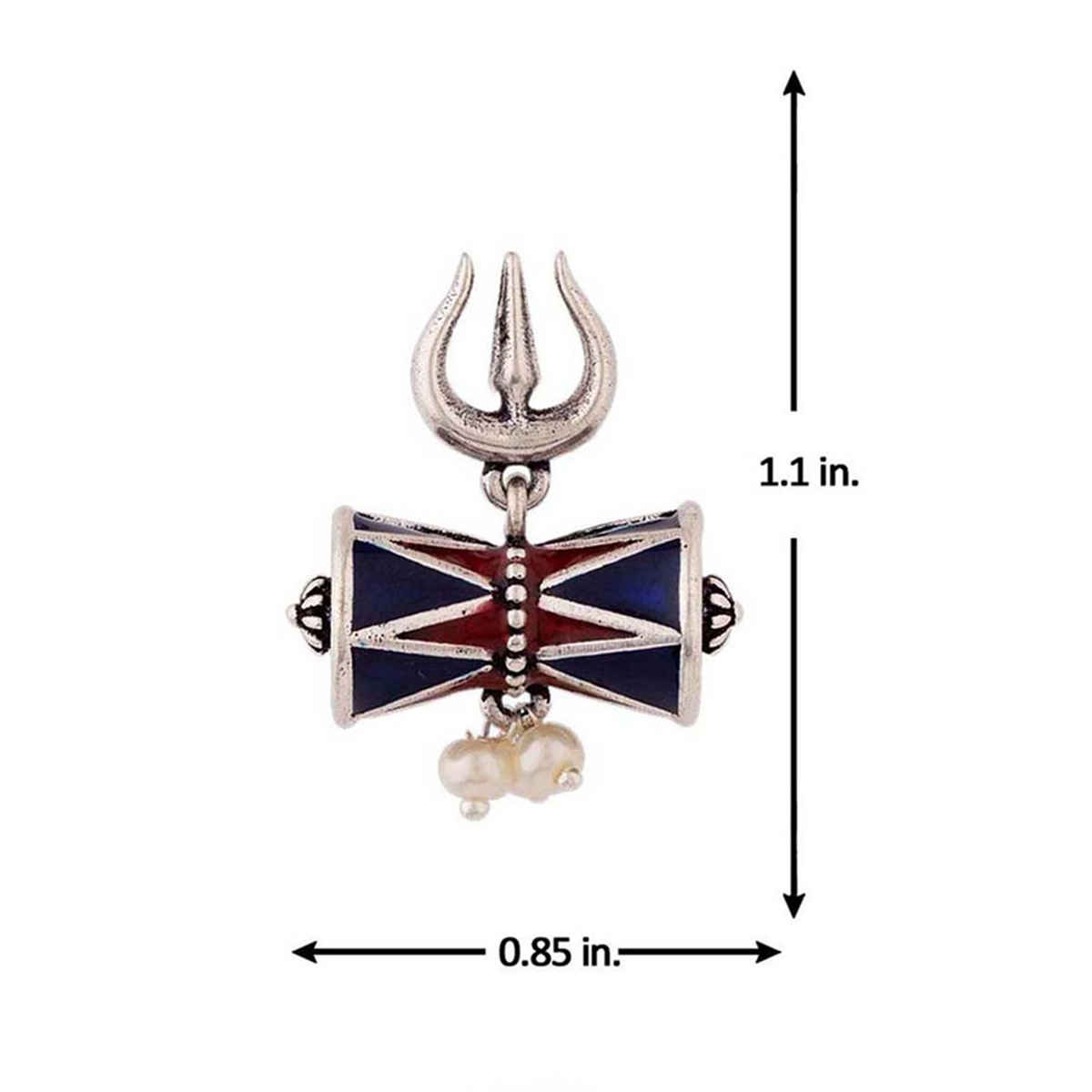 Voylla Moksha Damru Trishul Earrings