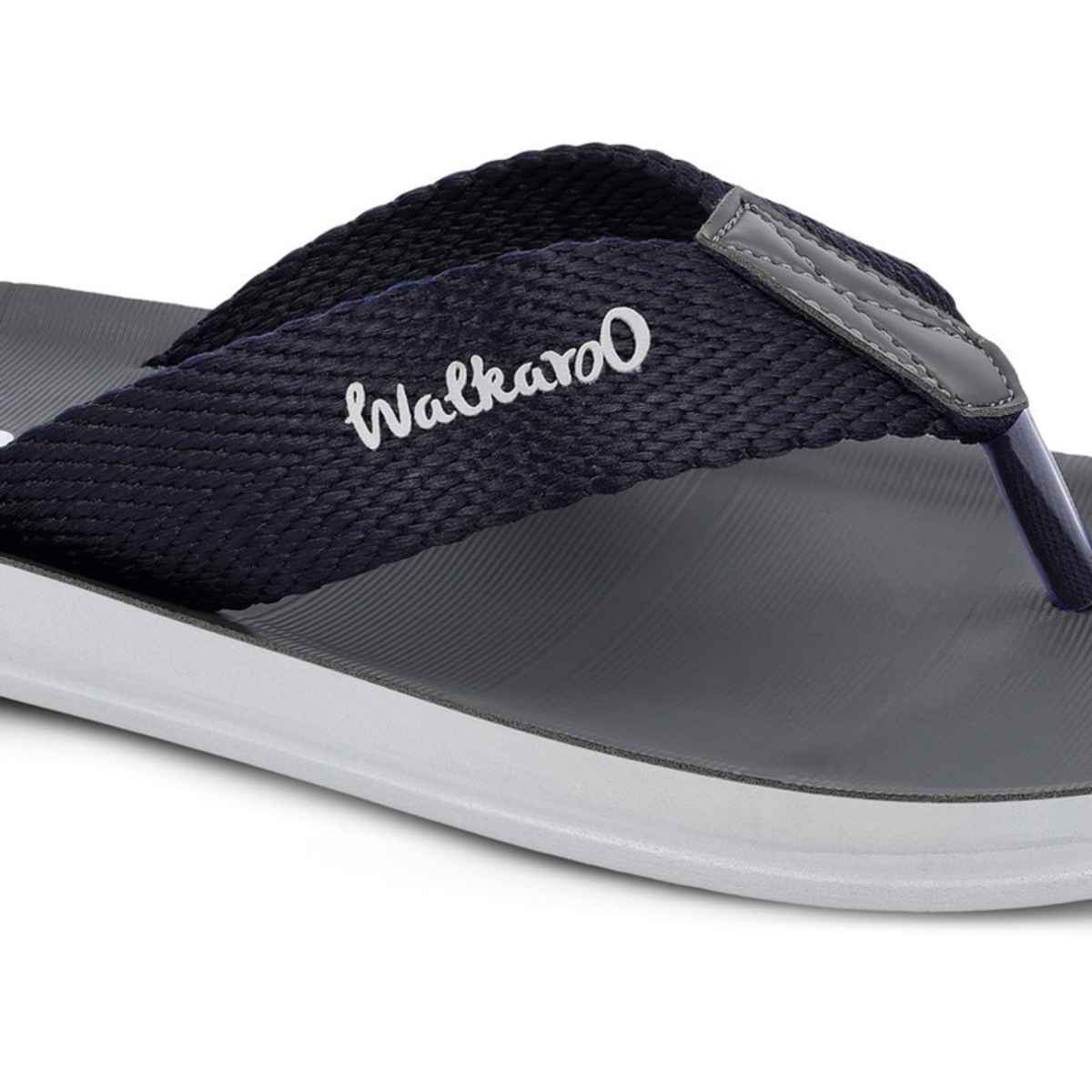 Walkaroo Men's Daily Wear Comfort Sandals - WG5002 Blue | UK7