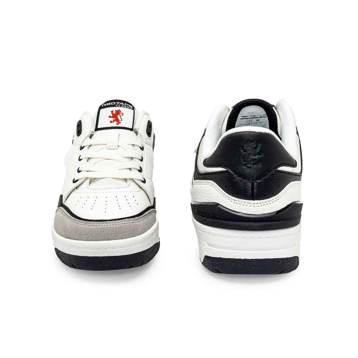 Red Tape Men's Sneakers | RSL0212A | White and Black - UK 10