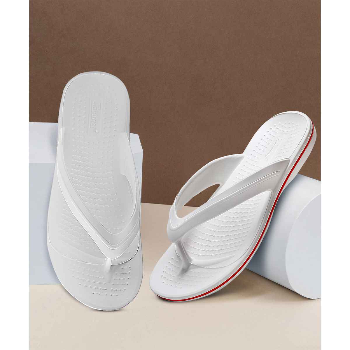 Paragon Men's White Eva Slippers EVK1129G UK 7