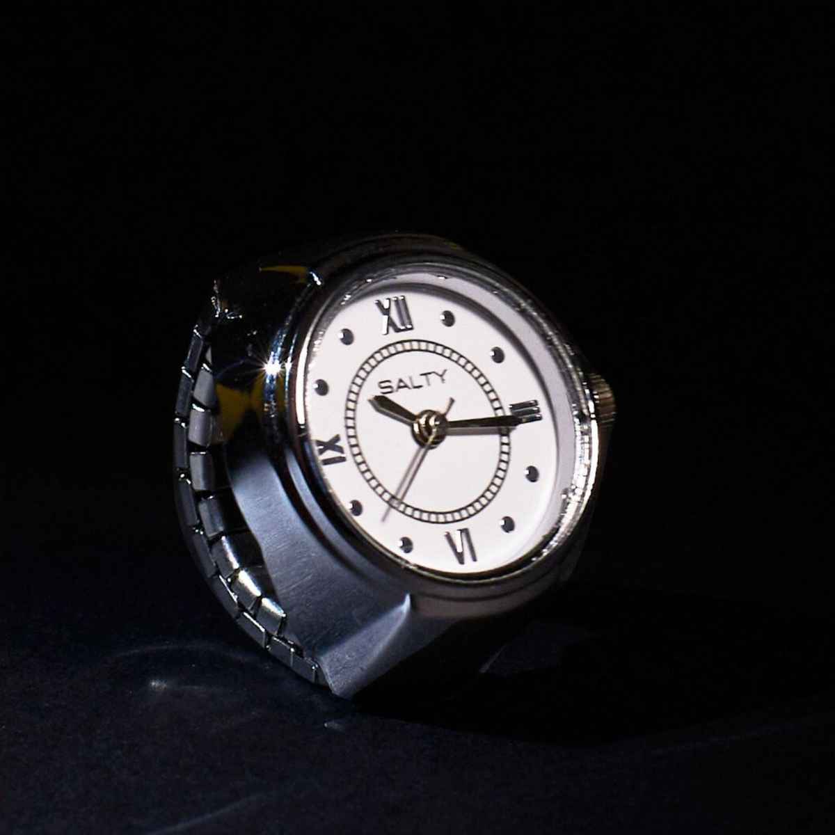 SALTY Girl Boss SALTY Watch Ring for Women and Girls| Anti-Tarnish | Silver