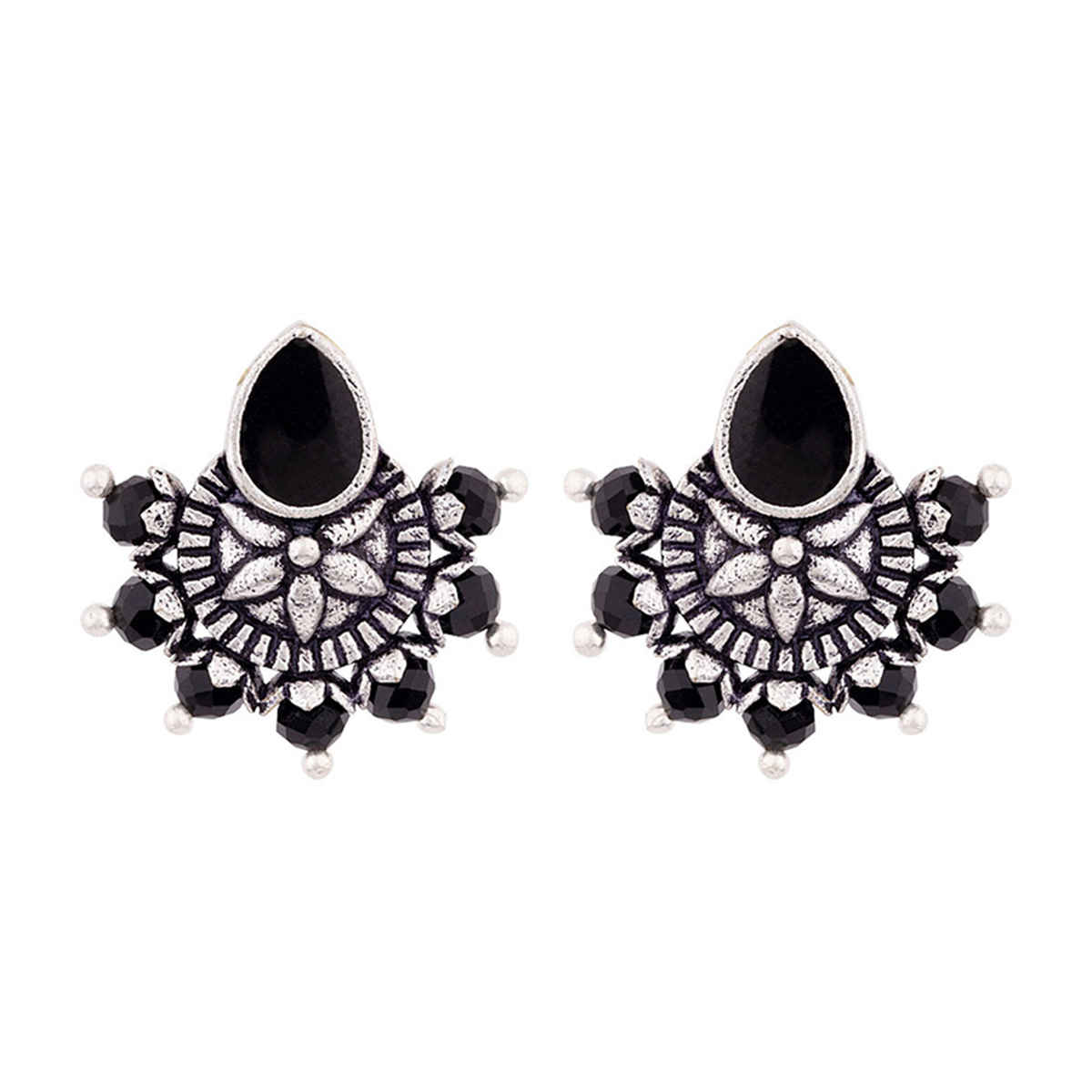 Voylla Nayantara Petals Motif Stud Earrings