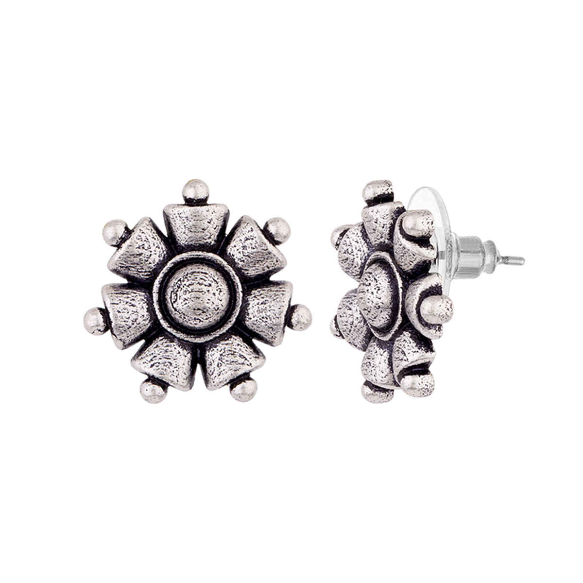 Voylla Nayantara Floral Motif Stud Earrings