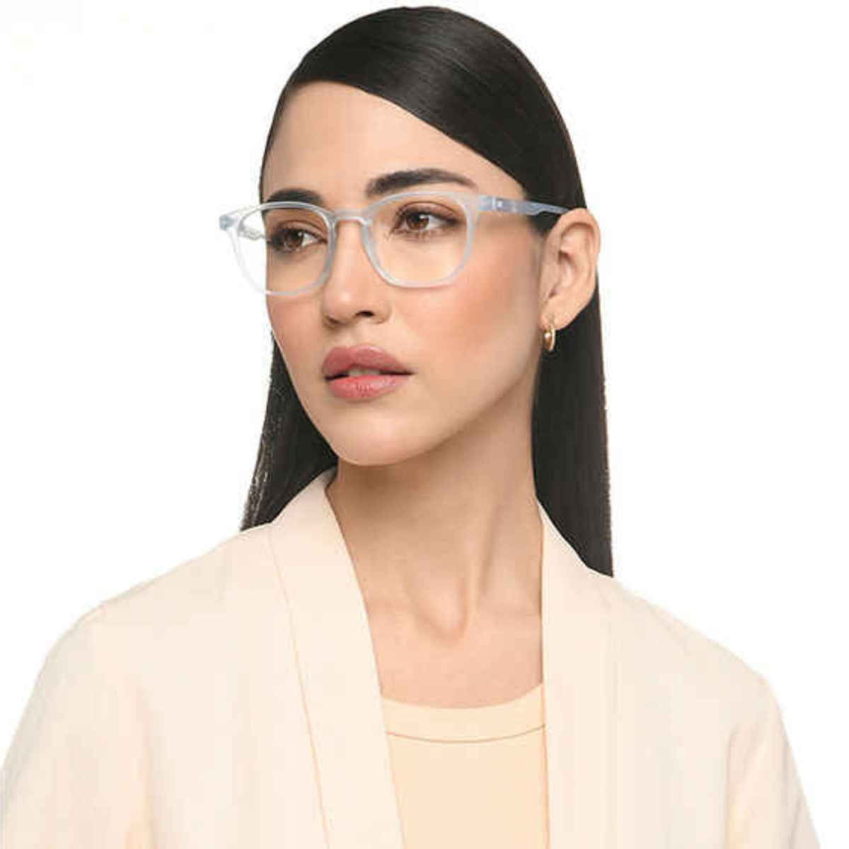 Lenskart Hustlr Unisex Solid Plastic Computer Glasses | Blue Sky - L