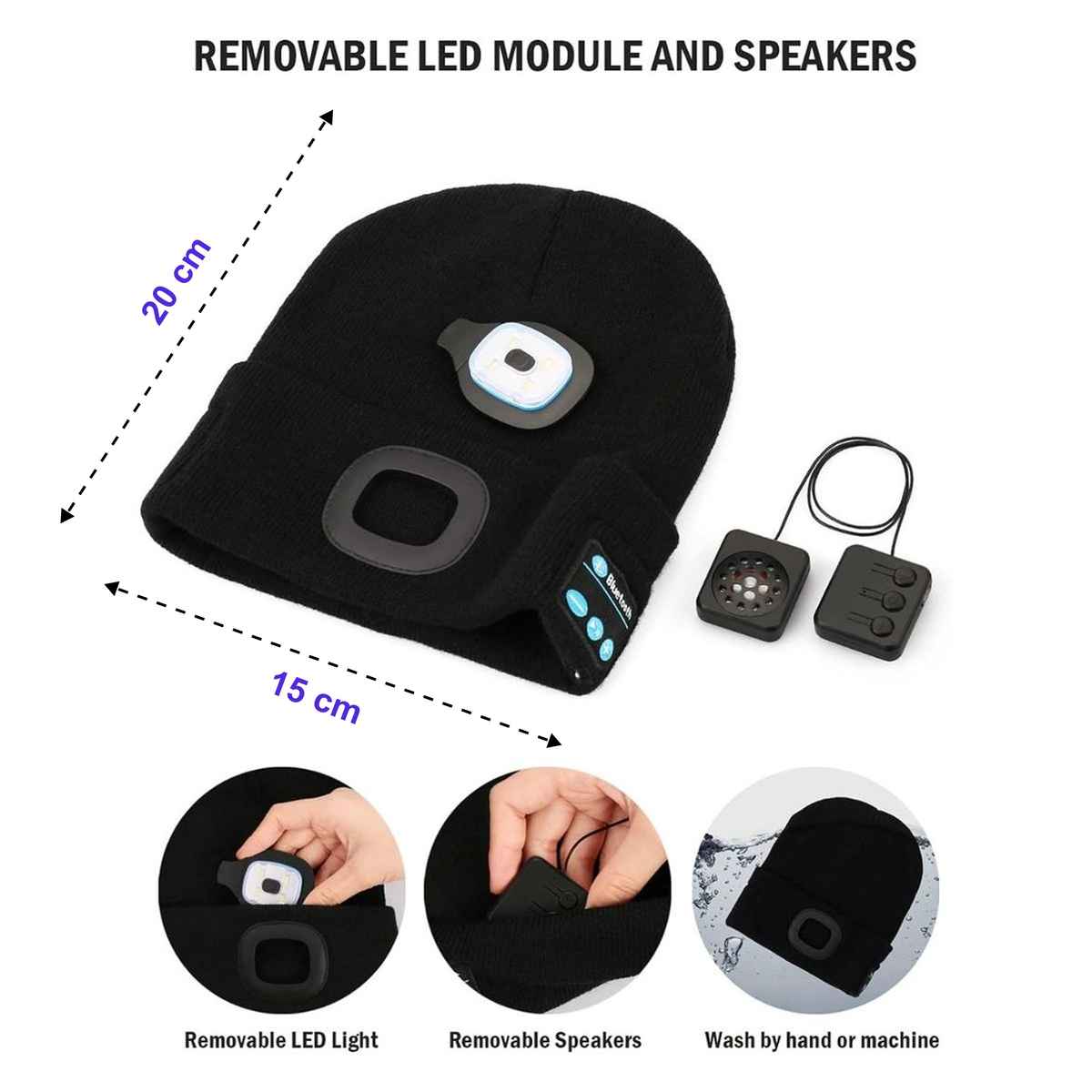 Fabseasons Unisex Solid Acrylic Beanie | Assorted - One Size