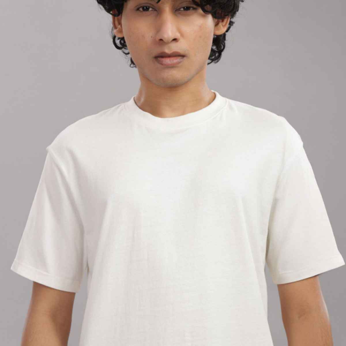 Springman Unisex Round Neck T-shirt | White - S