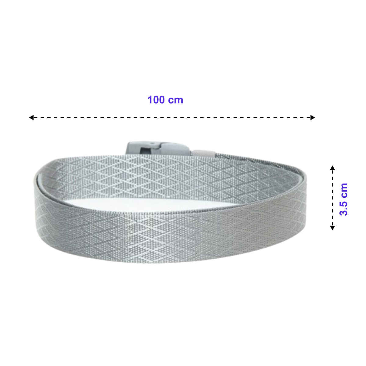 Calvadoss Unisex Canvas Belt | CANU-2022 | Grey | Upto 40 Inch